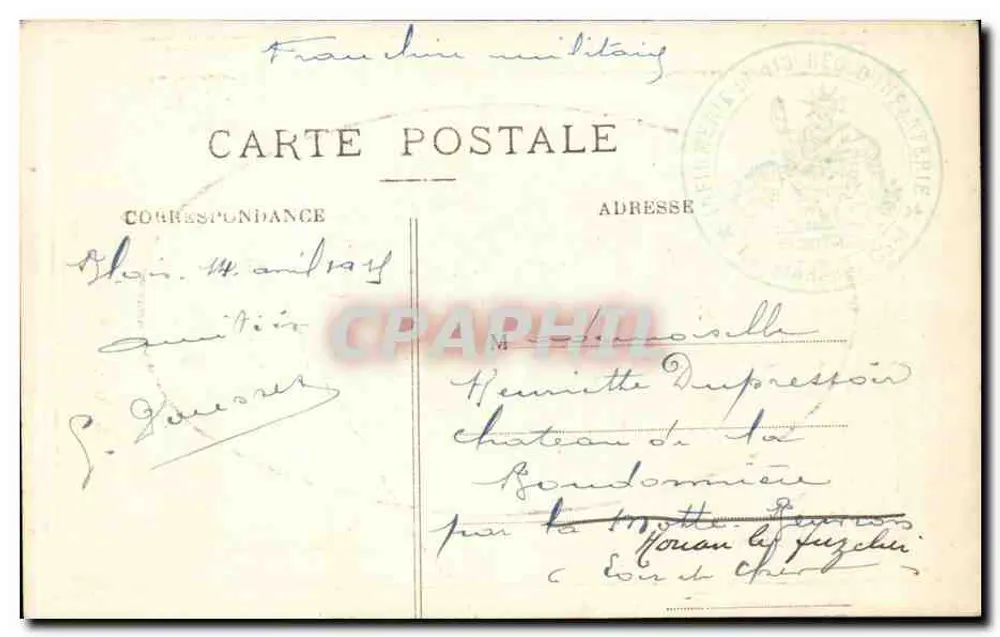BLOIS — Square Victor-Hugo — Edit. Jumel-Pommier - Verso