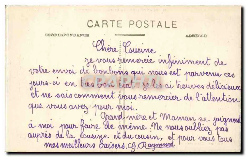 Montpellier - Le Peyrou - Vista Geral — editor não visível, n° de série 21 - Verso