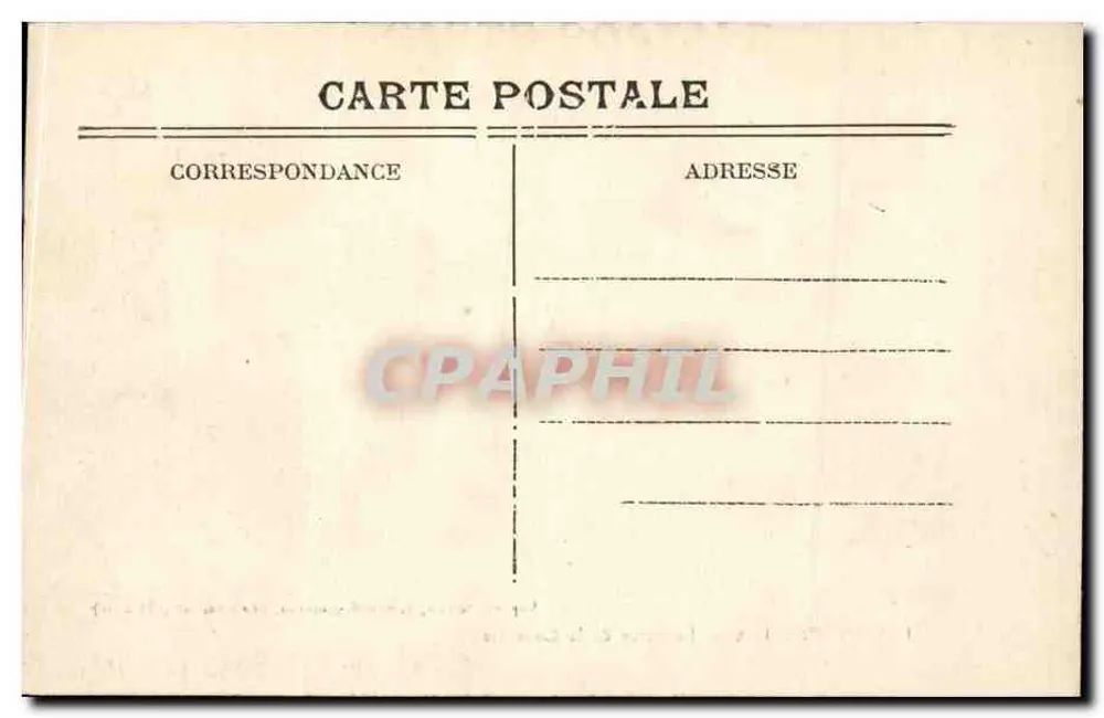 Montpellier — A Praça da Comédia — Audray, rubacs, 4, rua Maguelone, Montpellier (Hérault) - Verso