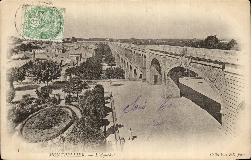 Montpellier — O Aqueduto — Collections ND Phot - Frente
