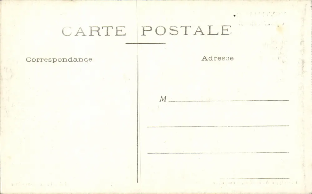 Montpellier — Ópera Municipal — Fototipia A. Bardou, Montpellier - Verso