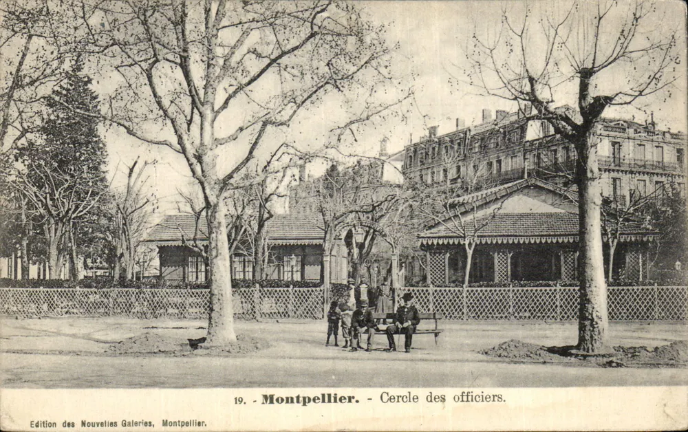 Montpellier - Círculo dos Oficiais — Edição das Novas Galerias, n°19 - Frente