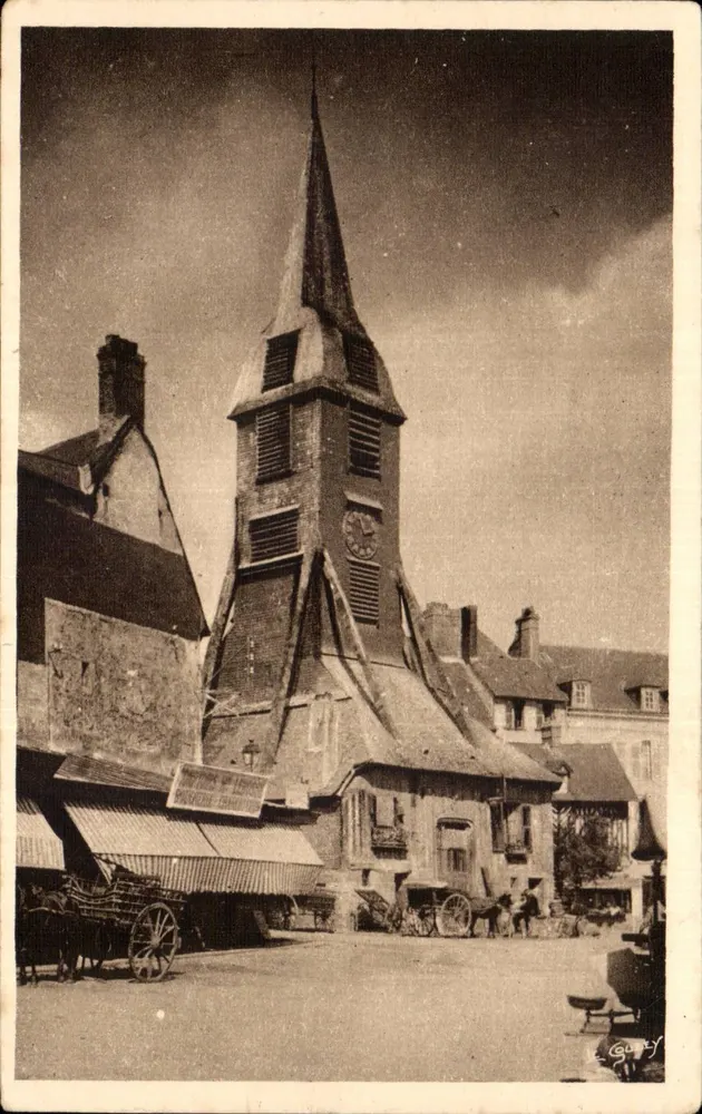 Honfleur — Torre da Igreja de Santa Catarina — Éditions Normandes, Veyssière - Frente