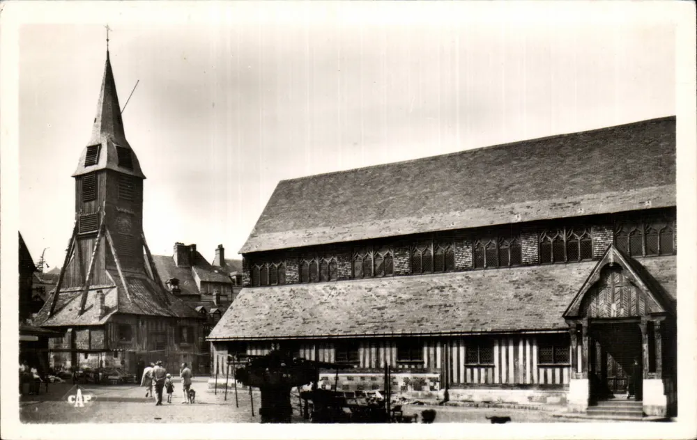 Honfleur — A Igreja de Santa Catarina — Editor C.A.P. n°144 - Frente