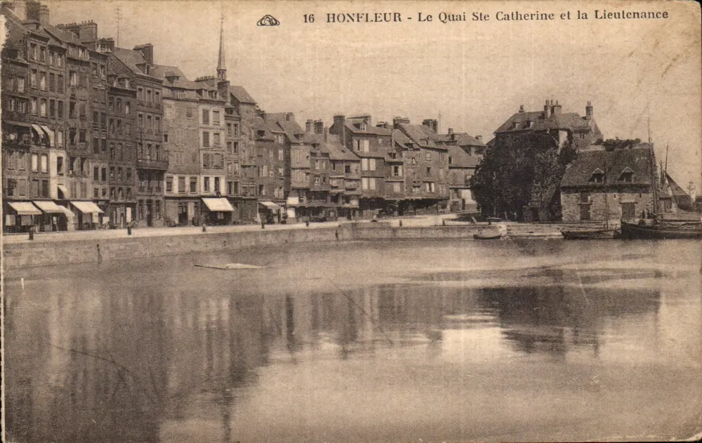 Honfleur — Quai Sainte-Catherine und die Lieutenante - Vorderseite