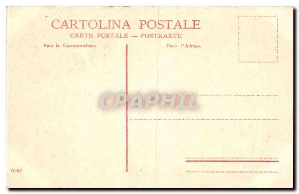 Venedig - Rio Contarini — Verleger Rose Italiane, Seriennummer 0797 - Rückseite