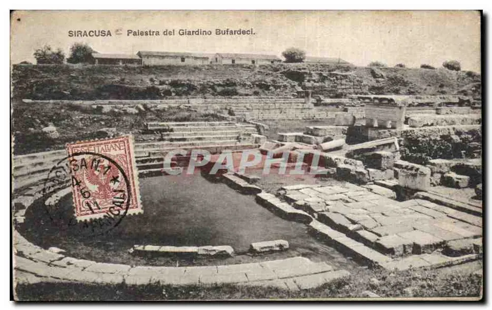 Siracusa — Palestra del Giardino Bufardecì — Ed. Antonino Greco - Vorderseite