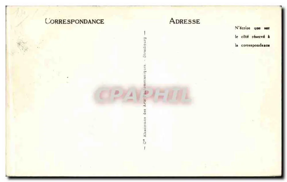 Honfleur — O Mont-Joli na Maré Alta — CPAPHIL n°190 - Verso