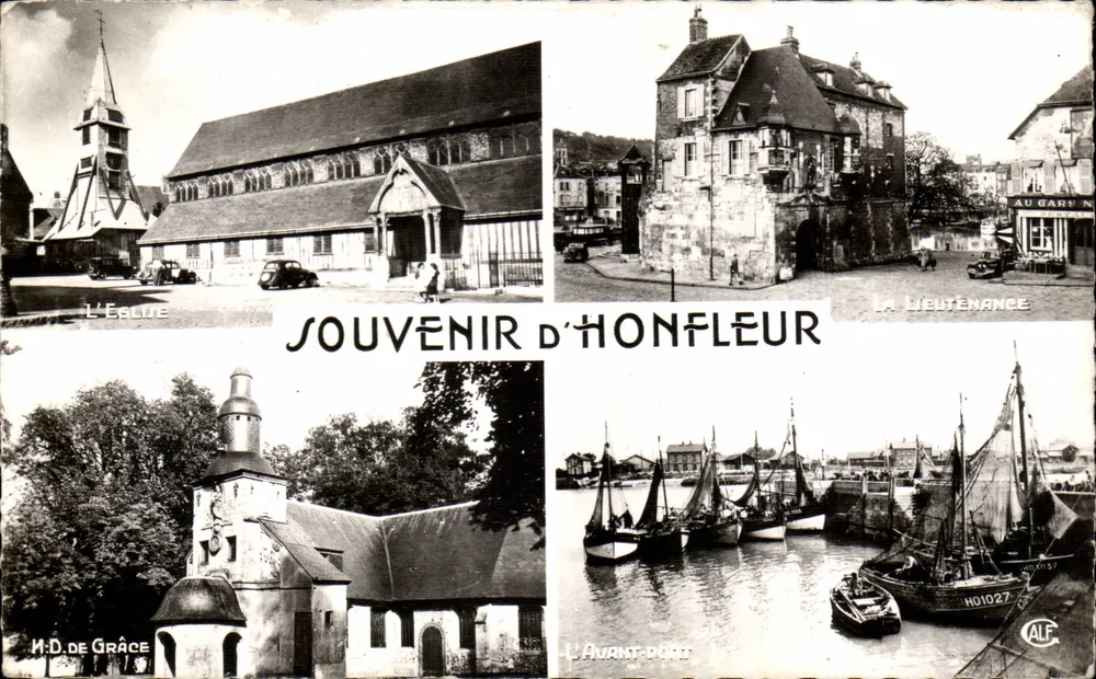 Honfleur — Lembrete de Honfleur — Edição Galf, Paris - Frente