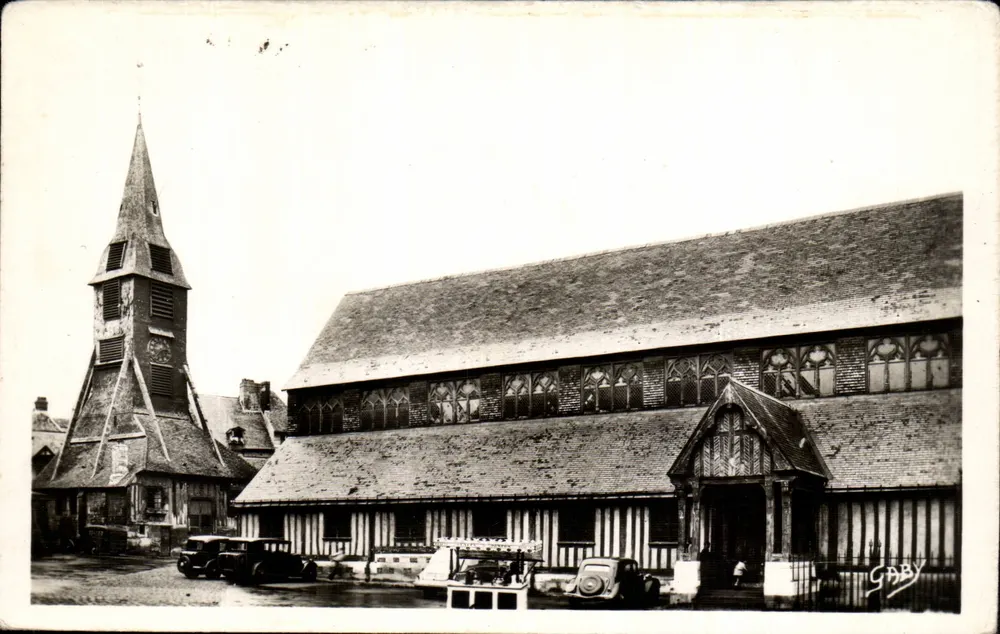Honfleur — Igreja de Santa Catarina ; o campanário — Éditions GABY, Nantes - Frente