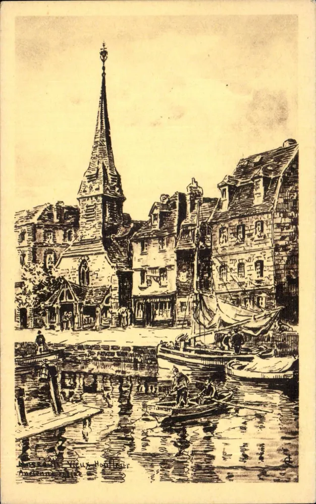 Vieux-Honfleur — Antiga igreja — Museu do Vieux-Honfleur, Paris - Frente
