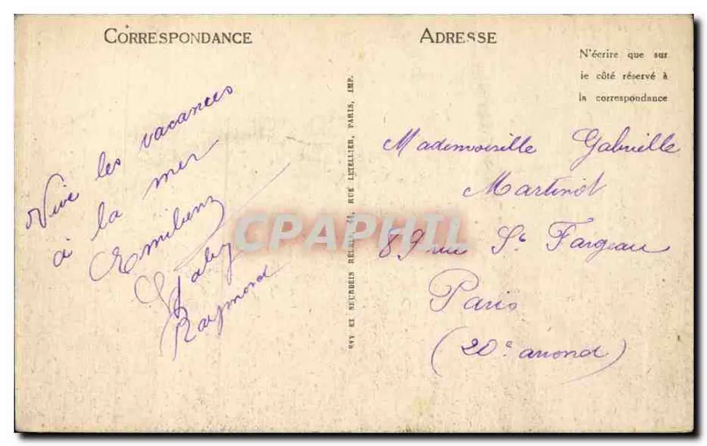 Honfleur — A Doca — LL - Verso