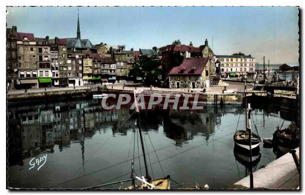 Honfleur (Calvados) — Der alte Hafen und die Lieutenant-Quartiere — Editions Gaby - Vorderseite
