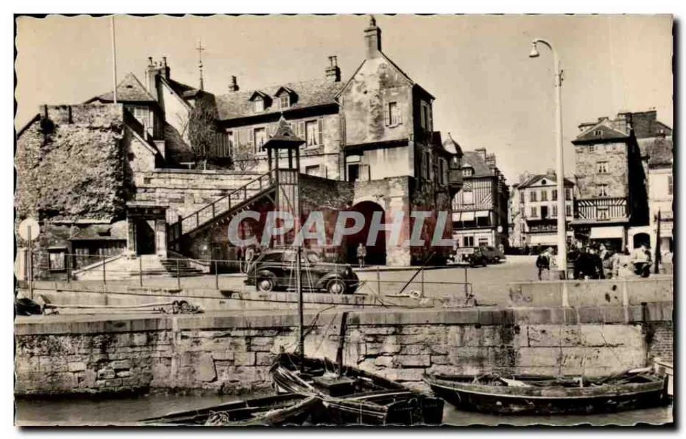 Honfleur (Calvados) — Die Lioutenance und der Passagierkai — Cliché B. Mulet - Vorderseite