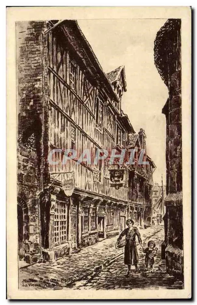 A velha casa — Museu do Velho Honfleur — editor Museu dos Artes Mediterrâneas, Strasbourg - Frente