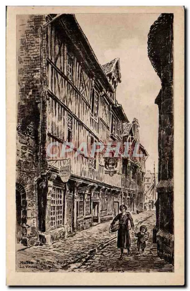 La Vieille Maison — Musée du Vieux-Honfleur — Musée des Arts Photomécaniques, Paris - Frente