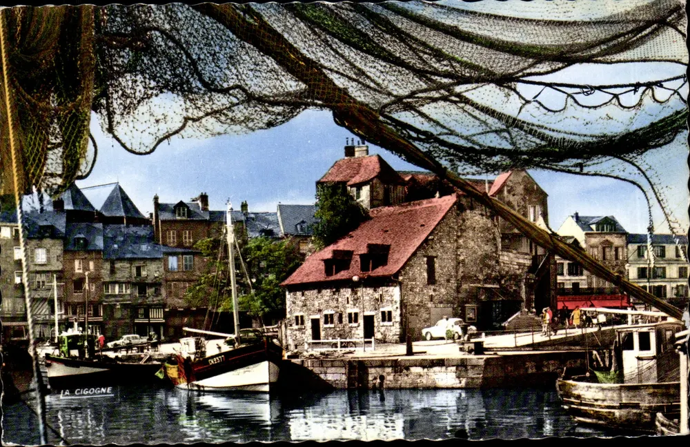 Der Hafen und die Lieutenante — Honfleur (Calvados) — Editions « La Cigogne » - Vorderseite