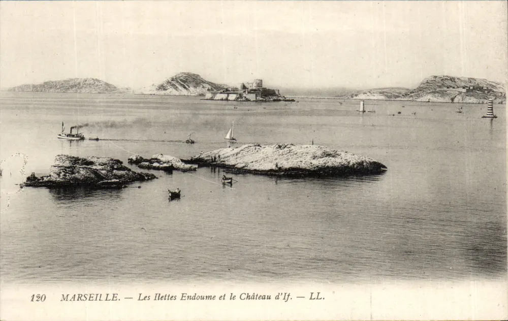 Marseille — Die Ilettes Endoume und das Schloss If — LL. — Nr. 120 - Vorderseite