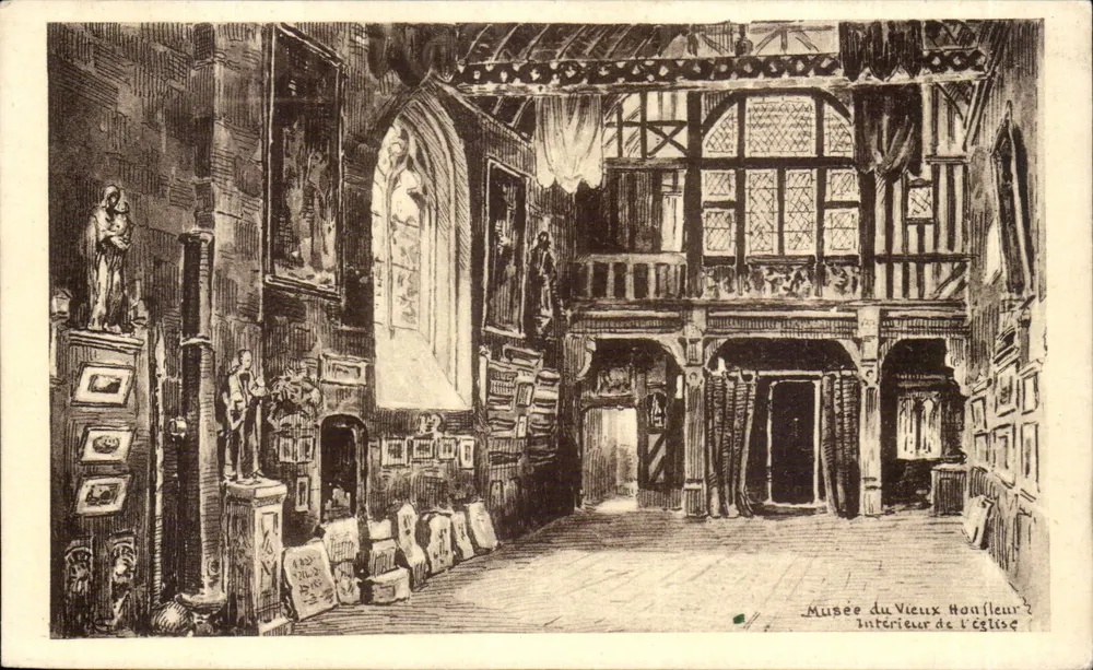 Museu do Velho Honfleur — Interior da Igreja — Museu do Velho Honfleur - Frente