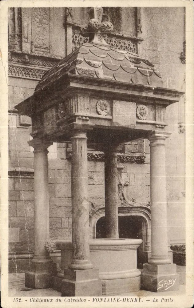 Schlösser des Calvados — FONTAINE-HENRY — Der Brunnen — Gaby - Vorderseite