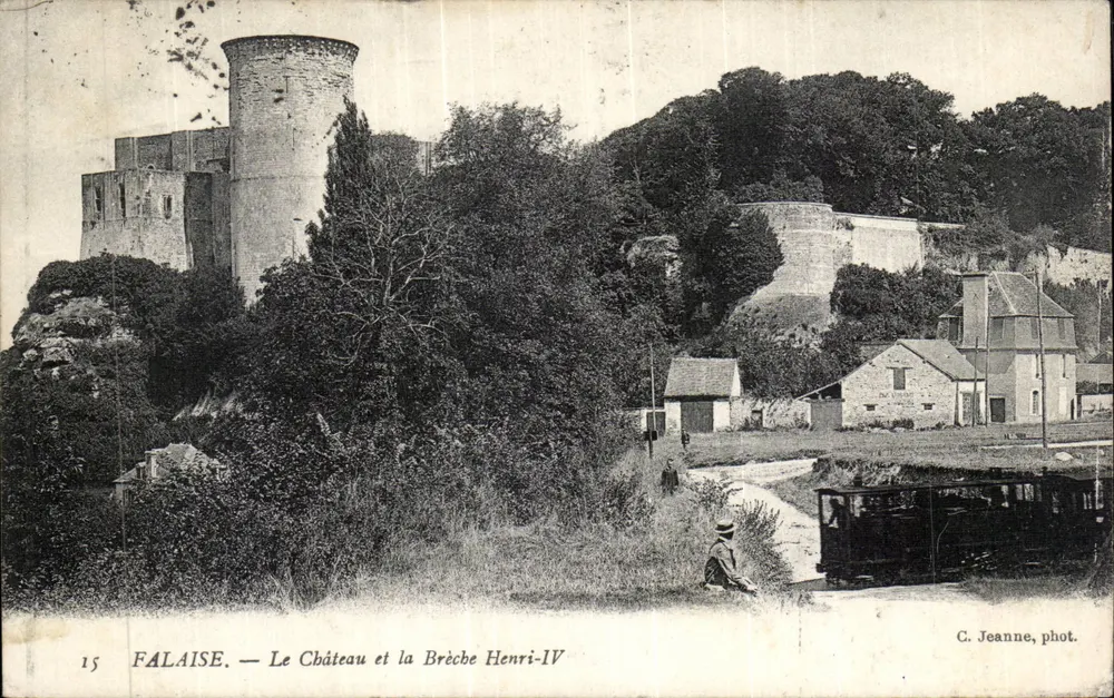 FALaise — Schloss und die Brèche Henri-IV — C. Jeanne, phot. - Vorderseite