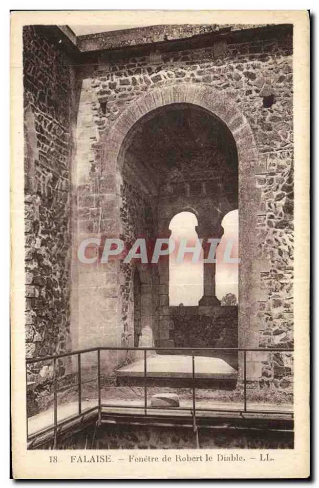 Falaise — Janela de Robert le Diable — LL. n°18 - Frente