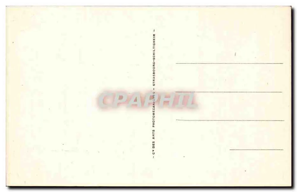 Falaise — Velha Casa, Escada Renascentista — C.P.A. 167 - Verso