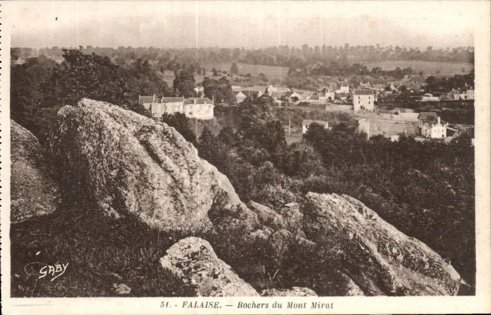 Falaise — Rochas do Monte Mirat — Gaby - Frente