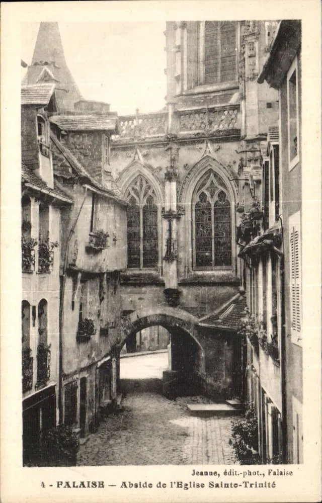 Falaise — Absyda Katedry Świętej Trójcy — Jeanne, wyd.-fot., Falaise - Awers