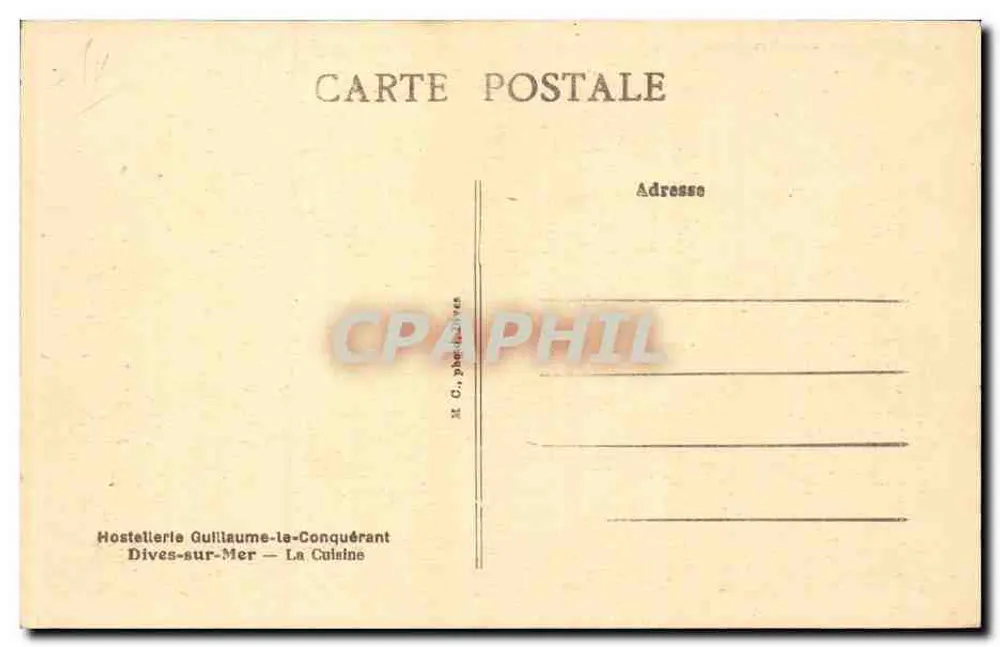 Die Küche — Hostellerie Guillaume-la-Conquérant — Dives-sur-Mer - Rückseite