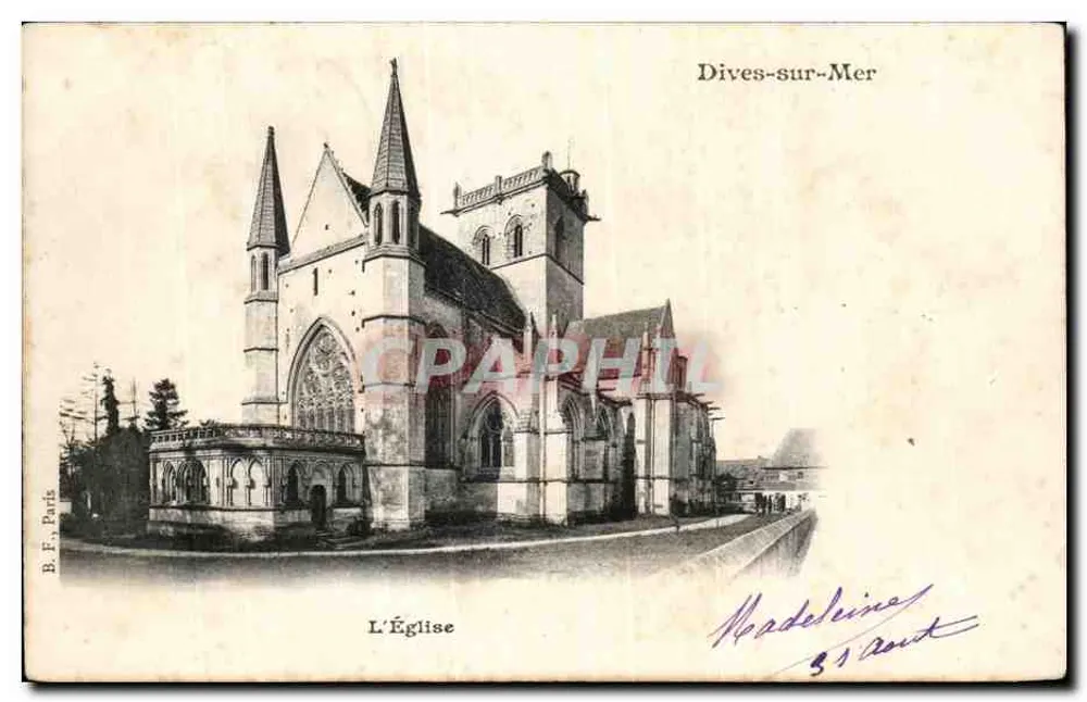 Dives-sur-Mer — A Igreja — B.F. Paris - Frente