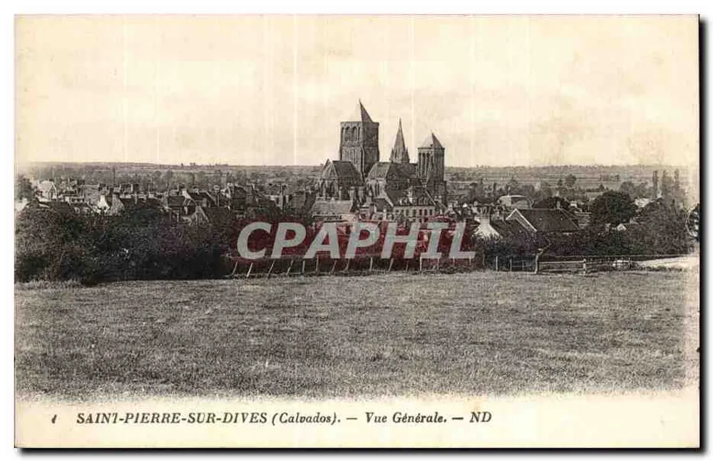 Saint-Pierre-sur-Dives (Calvados) — Vista Geral — ND - Frente