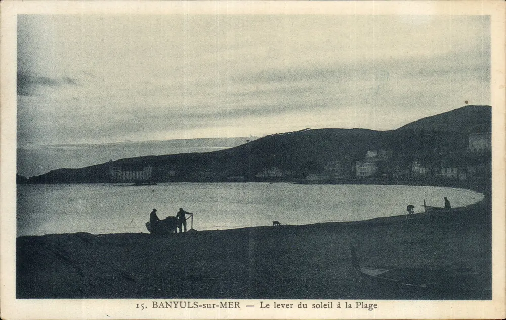 BANYULS-sur-MER — Sonnenaufgang am Strand — n°15 - Vorderseite