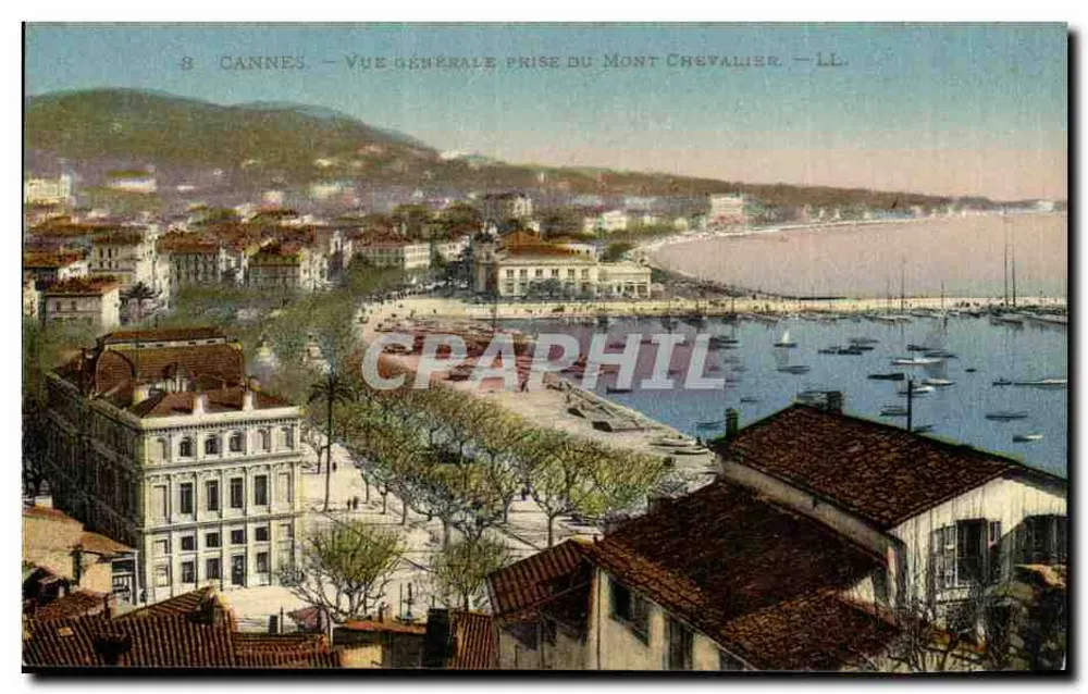 Cannes — Allgemeiner Blick vom Mont Chevalier — LL. - Vorderseite