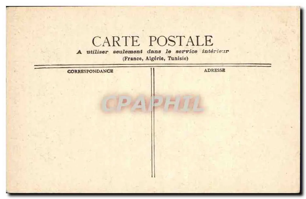 Paris - Catedral de São Dionísio — vista da fachada — editor CPAPHTI - Verso