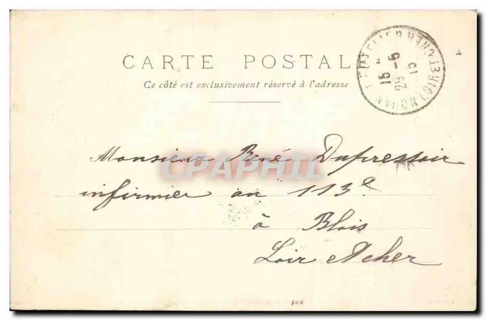 Igreja de Montrouge — Paris — editor desconhecido, n° 138 - Verso