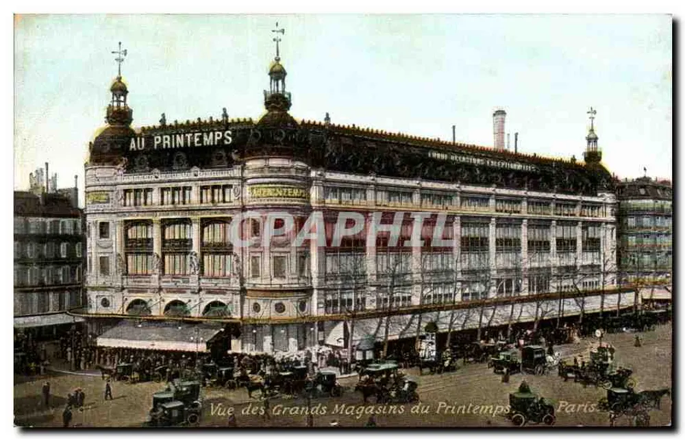 Grands Magasins du Printemps — Paris — Verlag: G. Baudry & Cie, Nr. 104 - Vorderseite