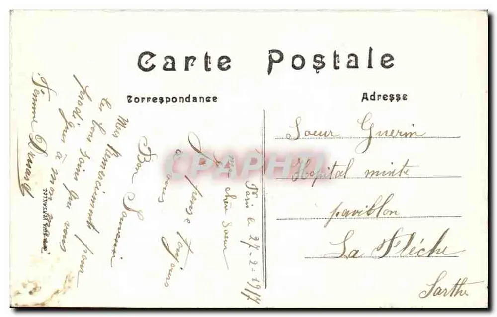 Paris — A Grande Roda — editor desconhecido - Verso