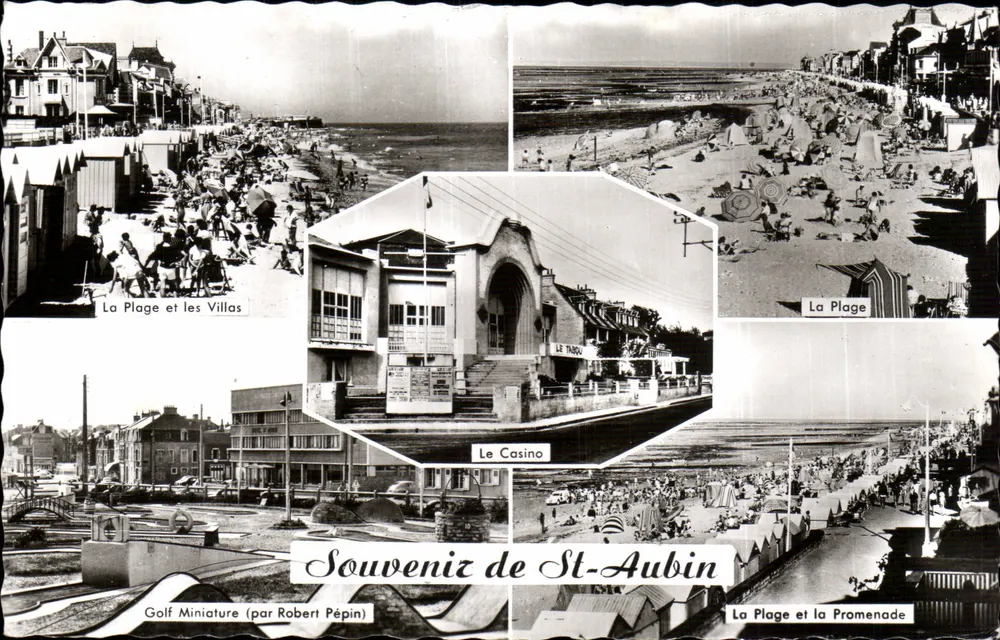 Saint-Aubin-sur-Mer — Lembranças de férias — por Robert Pépin - Frente