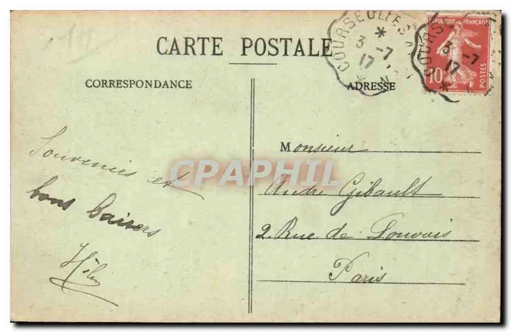 Saint-Aubin-sur-mer - Efeitos de ondas — A. Delaunay, fot.-edit. - Verso