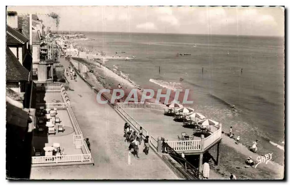 St-Aubin-sur-Mer — Ansicht der Promenade vor dem Clos Normand — Editions Gaby - Vorderseite