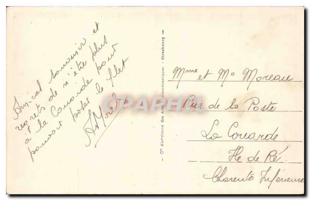 Saint-Aubin - O Parque — editor CPAPHIL, n° 44 - Verso