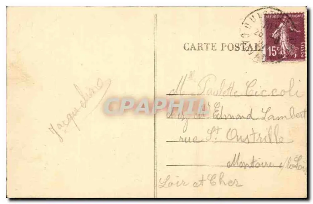 Ouistreham — As duas docas - Verso