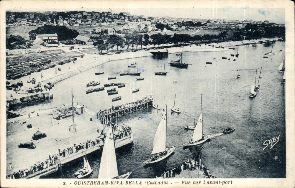 Ouistreham-Riva-Bella (Calvados) — Ansicht des Hafens — Gaby - Vorderseite