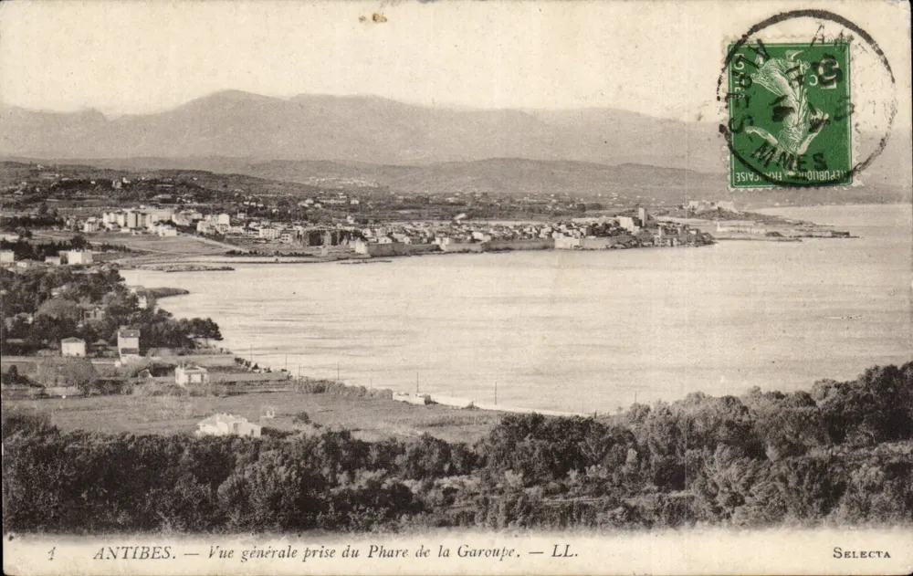 Antibes — Allgemeiner Blick vom Leuchtturm der Garoupe — LL. — Selecta - Vorderseite