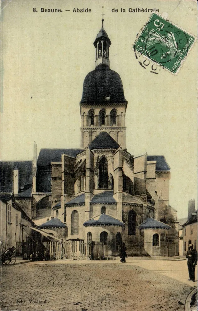 S. Beaune — Abside de la Cathédrale — Edit. Voilland - Awers