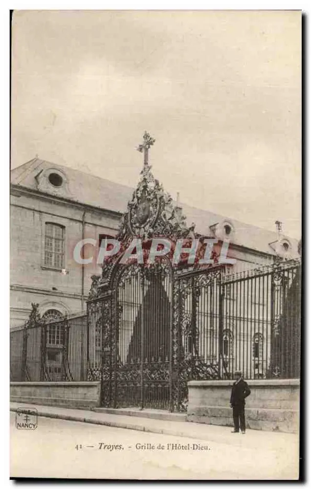 Trayes — Reja del Hospital — editada por NANCY - Anverso