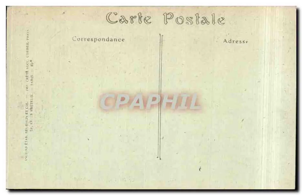 Troyes — Plaza de la Prefectura, « El Rapto », de Suchetet - Reverso