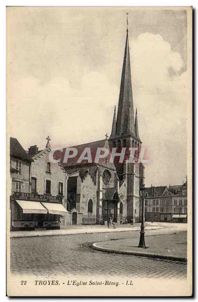 Troyes - A Igreja de São Rémy — LL, n°22 - Frente