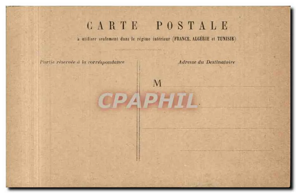 Paris - Ansicht des Théâtre de la Comédie Française — Verleger nicht sichtbar - Rückseite